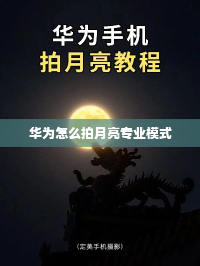 华为怎么拍月亮专业模式
