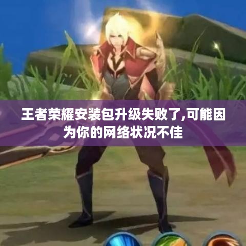 王者荣耀安装包升级失败了,可能因为你的网络状况不佳