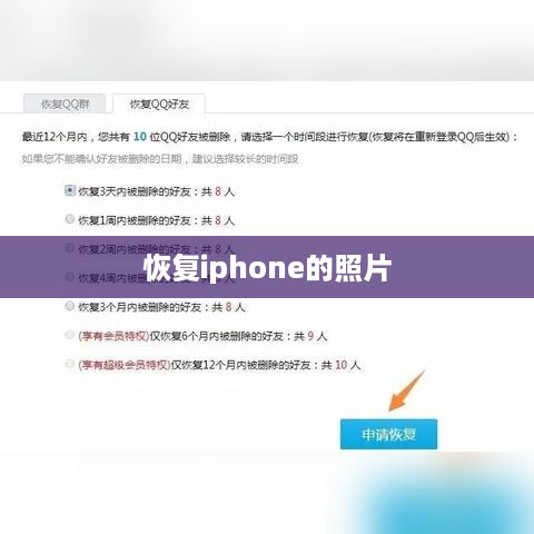 恢复iphone的照片
