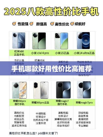 手机哪款好用性价比高推荐