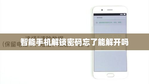 智能手机解锁密码忘了能解开吗