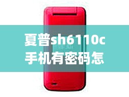 夏普sh6110c手机有密码怎么重置