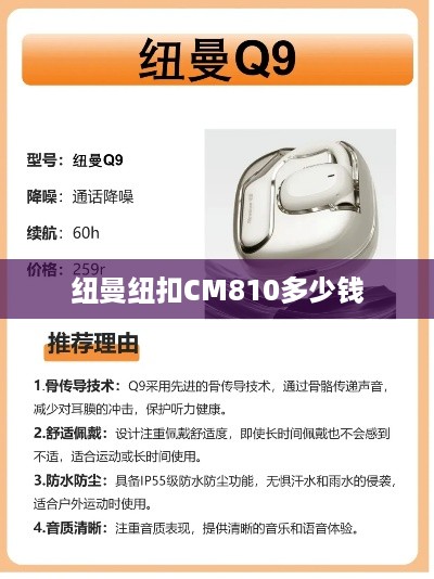 纽曼纽扣CM810多少钱  第1张