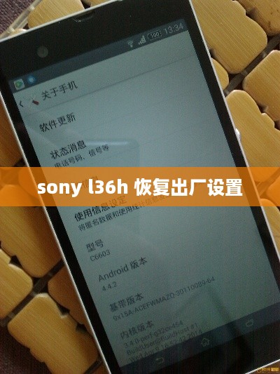 sony l36h 恢复出厂设置