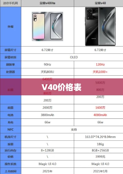 V40价格表