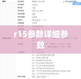 r15参数详细参数