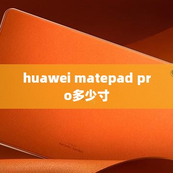 huawei matepad pro多少寸