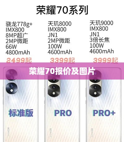 荣耀70报价及图片