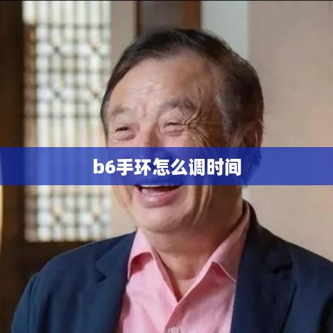 b6手环怎么调时间