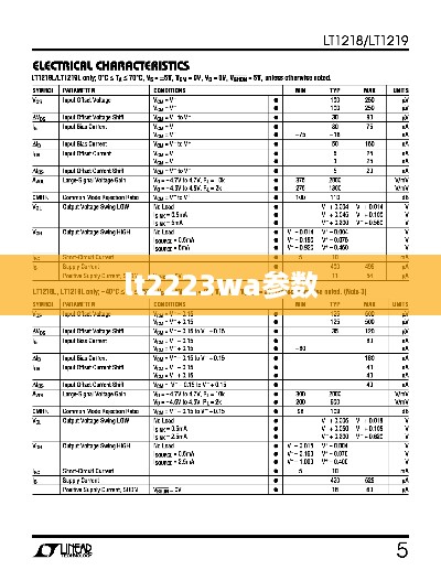 lt2223wa参数