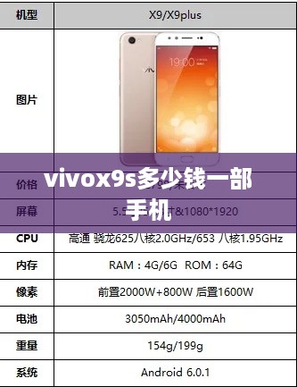 vivox9s多少钱一部手机  第1张