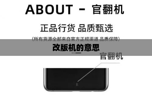 改版机的意思