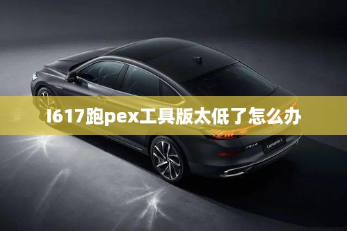 I617跑pex工具版太低了怎么办
