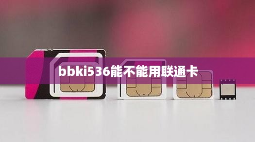 bbki536能不能用联通卡
