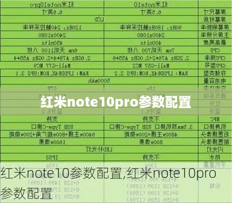 红米note10pro参数配置