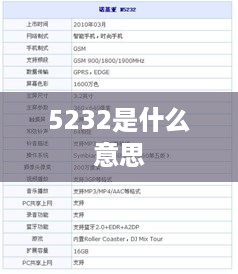 5232是什么意思