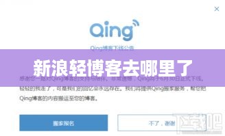 新浪轻博客去哪里了