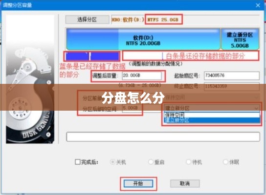 分盘的方法与步骤