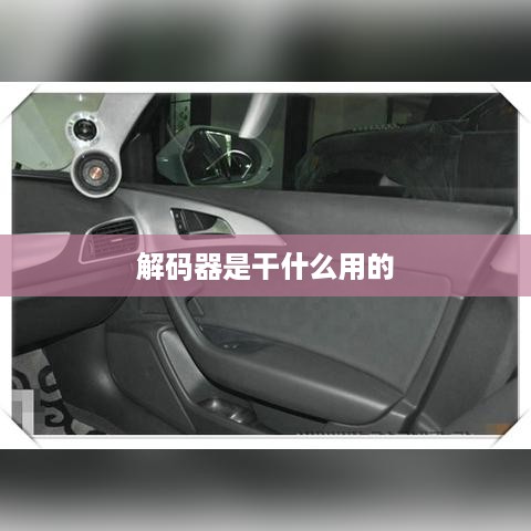 解码器，功能与应用解析