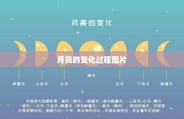 月亮变化过程图片展示