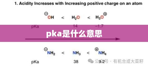 pka的中文意思是酸碱解离常数。