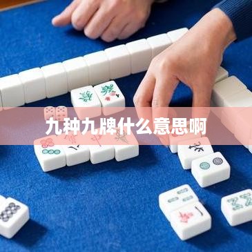 九种九牌的含义解析