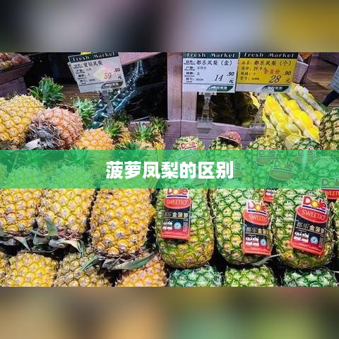 菠萝与凤梨，细微差异解析