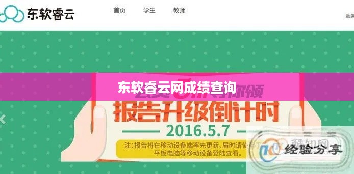 东软睿云网成绩查询系统使用指南