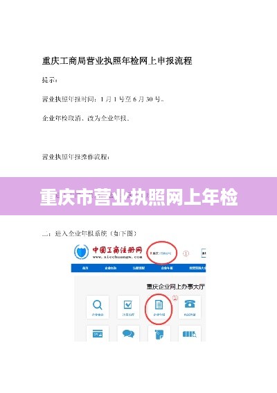 重庆市营业执照网上年检系统使用指南  第1张
