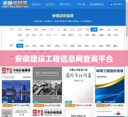 安徽建设工程信息网查询平台使用指南