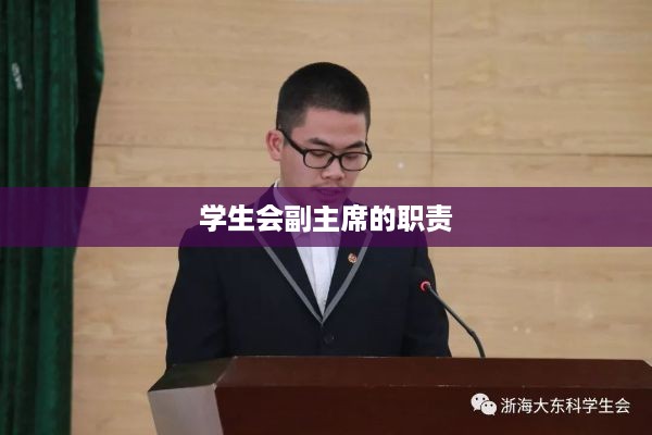 学生会副主席的职责