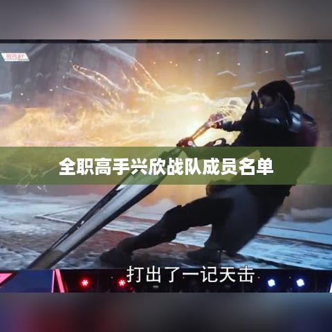 全职高手兴欣战队成员名单