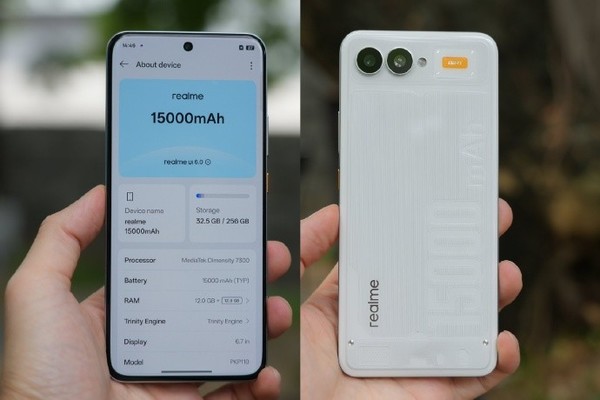 真我15000mAh工程机，天玑7300+深四微曲屏的强大组合  第2张
